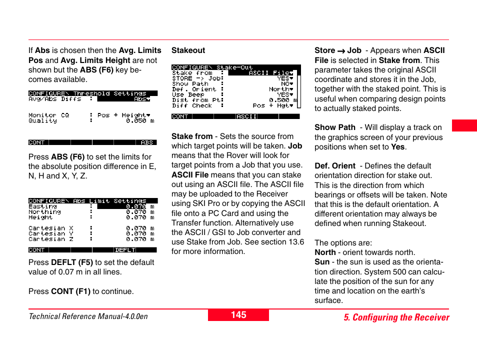 Leica Geosystems GPS System 500 - Technical Reference Manual User Manual | Page 145 / 391