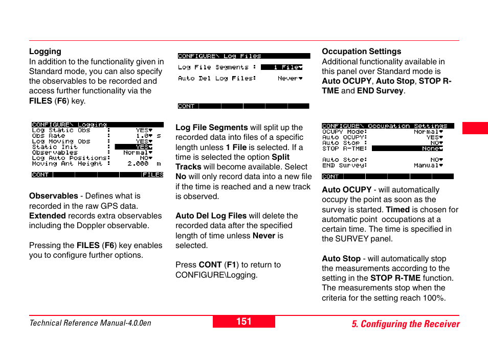 Leica Geosystems GPS System 500 - Technical Reference Manual User Manual | Page 151 / 391