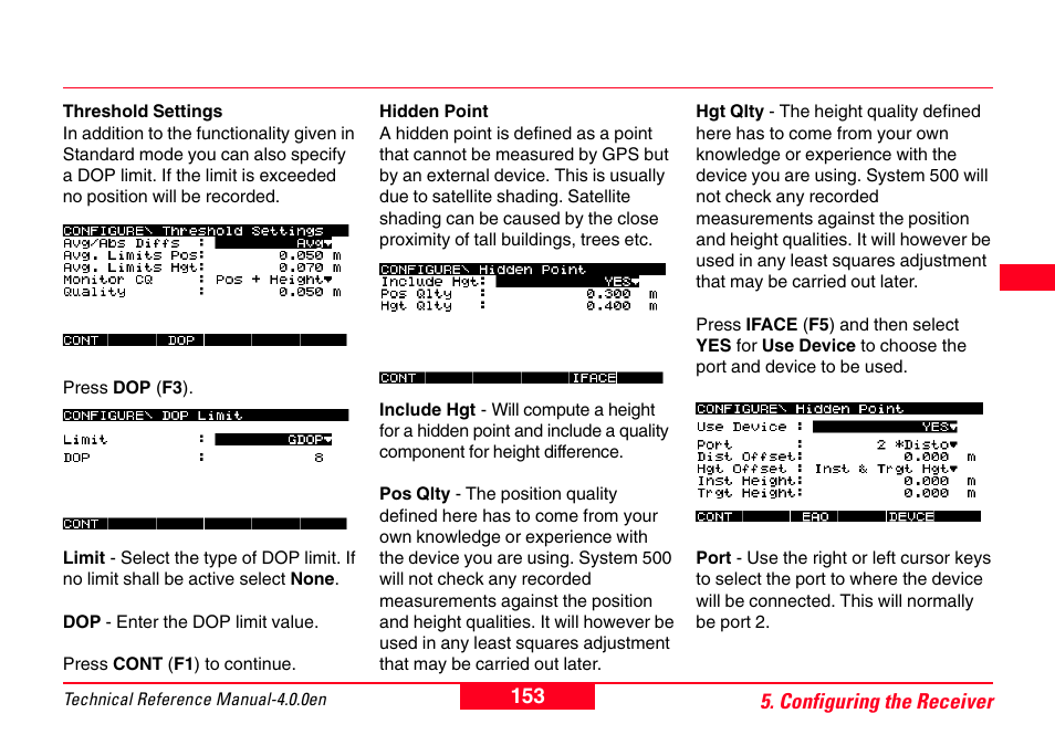 Leica Geosystems GPS System 500 - Technical Reference Manual User Manual | Page 153 / 391