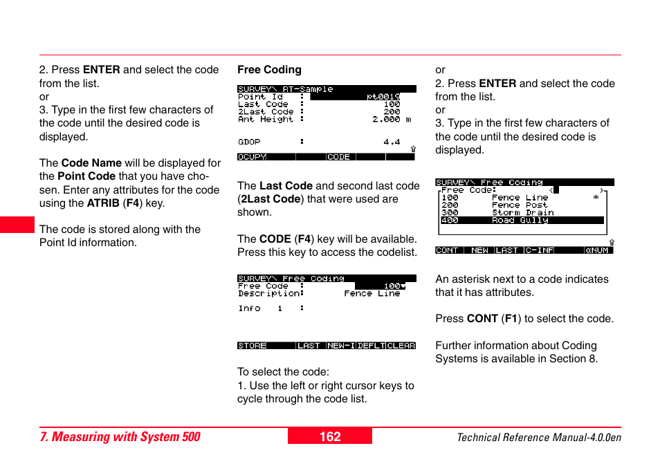 Leica Geosystems GPS System 500 - Technical Reference Manual User Manual | Page 162 / 391