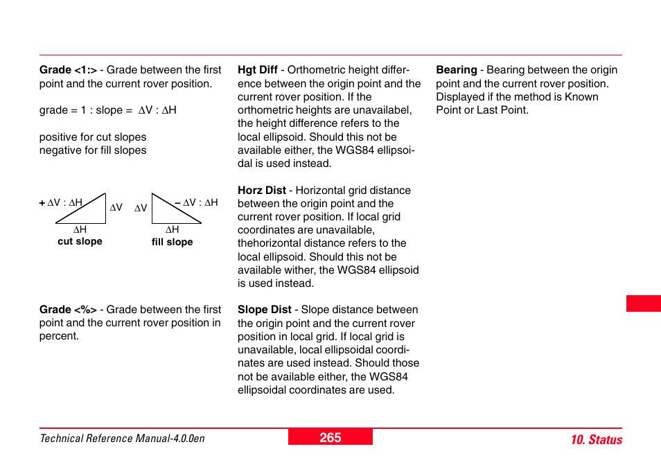 Leica Geosystems GPS System 500 - Technical Reference Manual User Manual | Page 265 / 391