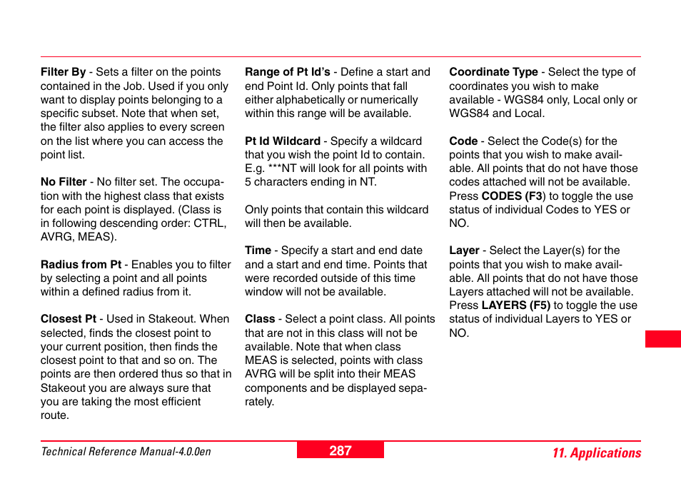 Leica Geosystems GPS System 500 - Technical Reference Manual User Manual | Page 287 / 391