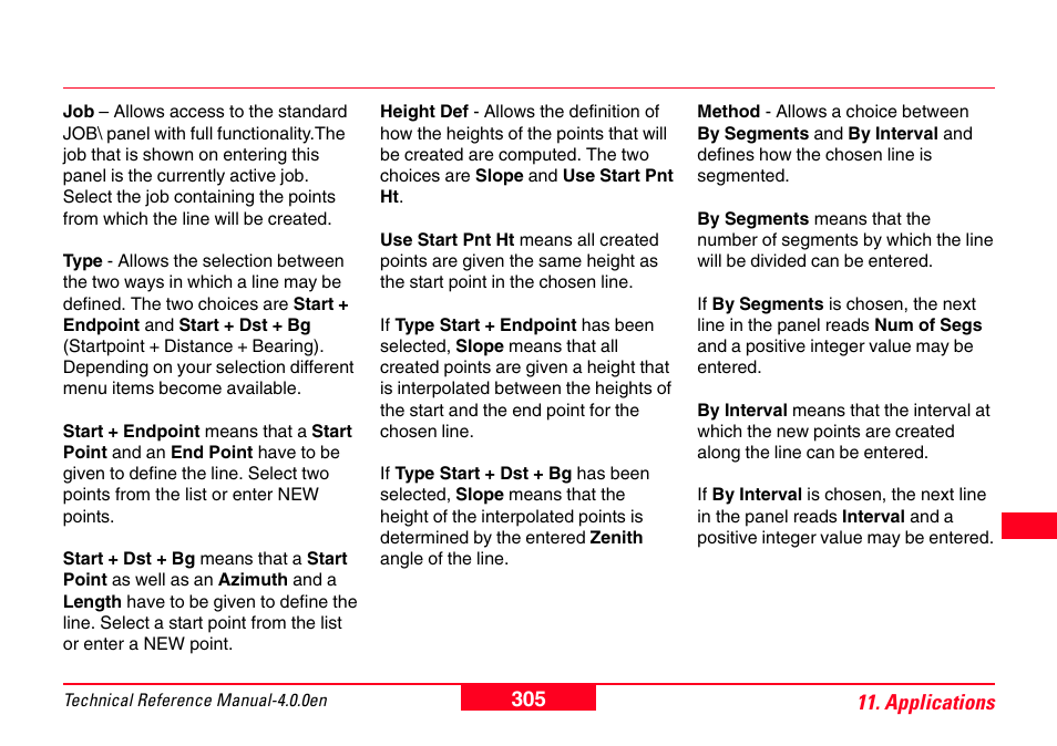 Leica Geosystems GPS System 500 - Technical Reference Manual User Manual | Page 305 / 391