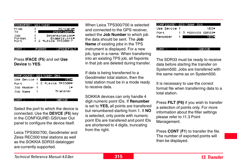 Leica Geosystems GPS System 500 - Technical Reference Manual User Manual | Page 315 / 391