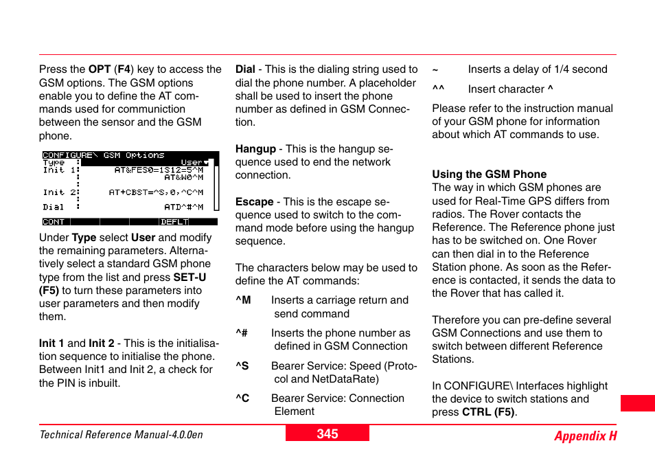 Leica Geosystems GPS System 500 - Technical Reference Manual User Manual | Page 345 / 391