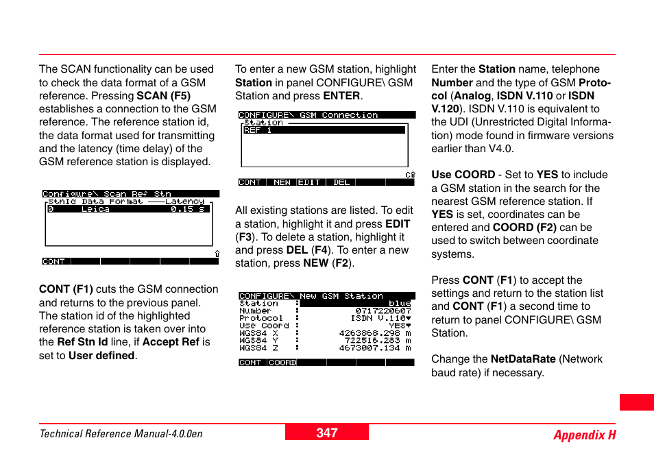 Leica Geosystems GPS System 500 - Technical Reference Manual User Manual | Page 347 / 391