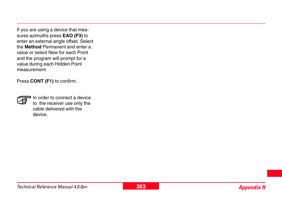 Leica Geosystems GPS System 500 - Technical Reference Manual User Manual | Page 363 / 391