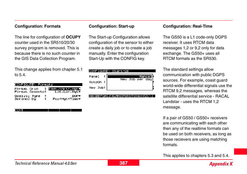 Leica Geosystems GPS System 500 - Technical Reference Manual User Manual | Page 387 / 391