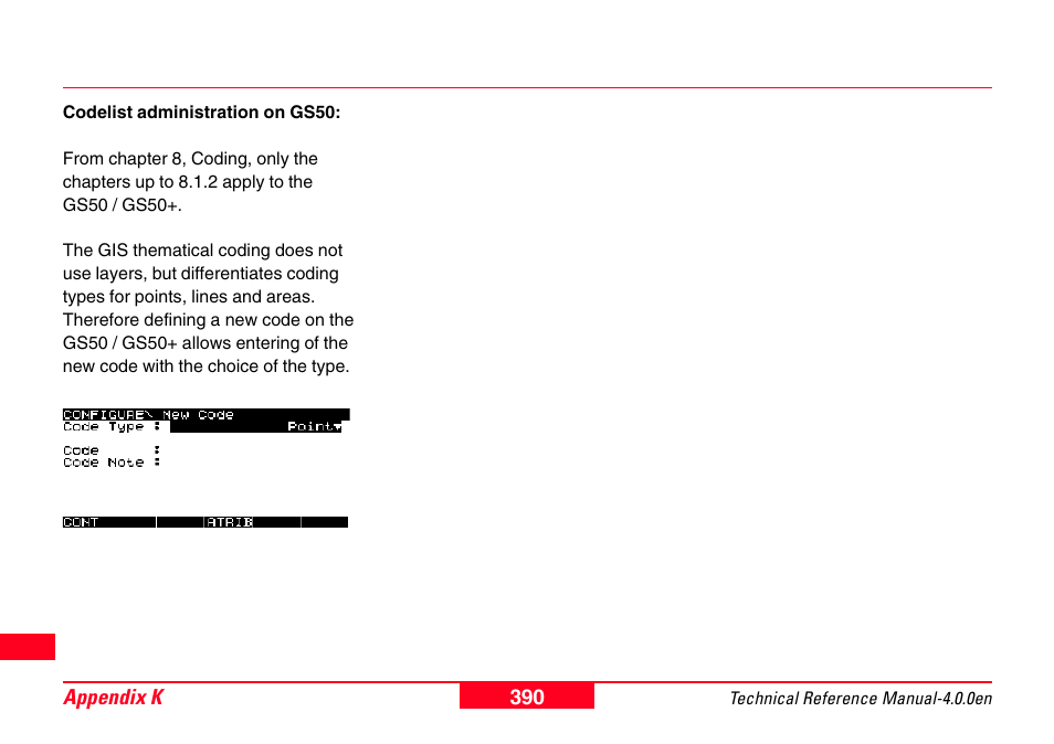 Leica Geosystems GPS System 500 - Technical Reference Manual User Manual | Page 390 / 391