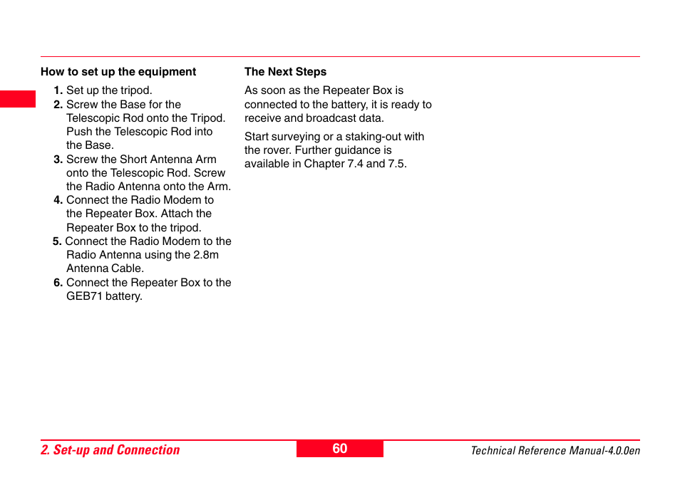 Leica Geosystems GPS System 500 - Technical Reference Manual User Manual | Page 60 / 391