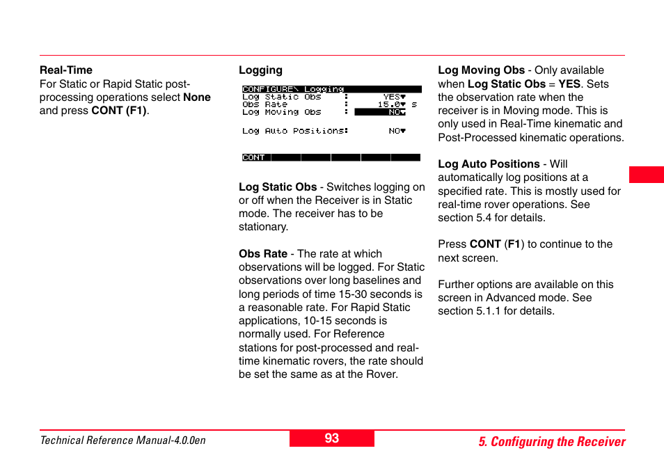 Leica Geosystems GPS System 500 - Technical Reference Manual User Manual | Page 93 / 391