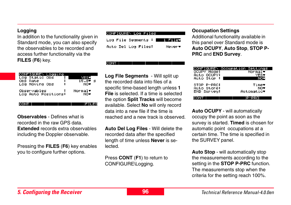 Leica Geosystems GPS System 500 - Technical Reference Manual User Manual | Page 96 / 391