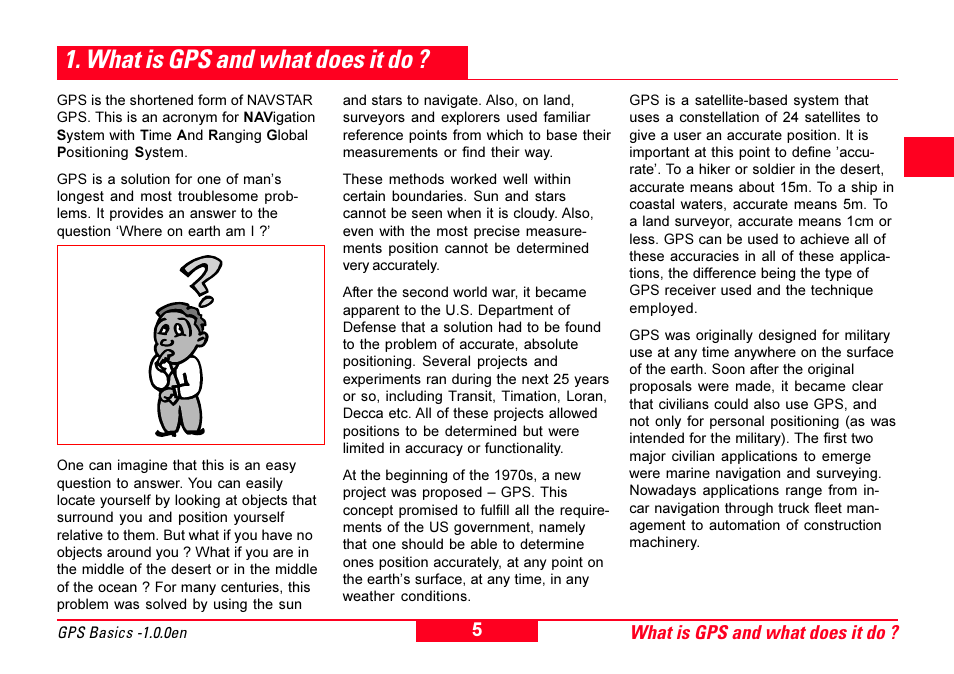 What is gps and what does it do, Navstar, System overview 4 5 | What is gps and what does it do ? 4 | Leica Geosystems GPS Basics User Manual | Page 5 / 64