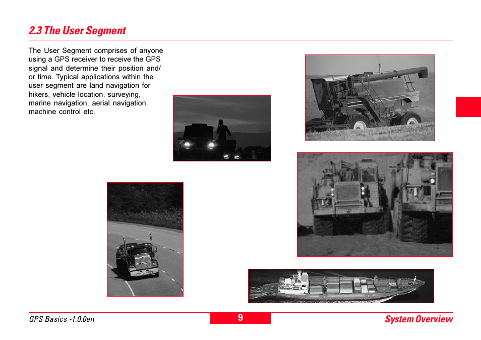 3 the user segment | Leica Geosystems GPS Basics User Manual | Page 9 / 64