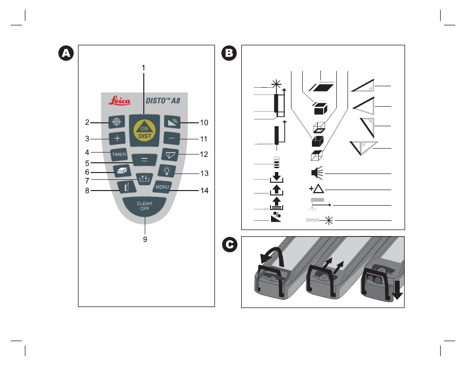 Leica Geosystems Leica DISTO A8 User Manual | Page 2 / 16