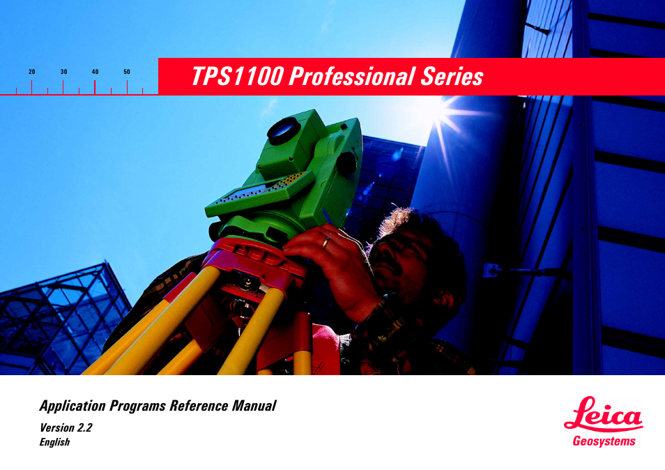 Leica Geosystems TPS1100 Professional Series - Reference Manual User Manual | 272 pages