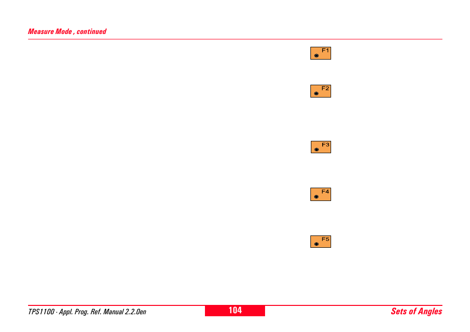 Leica Geosystems TPS1100 Professional Series - Reference Manual User Manual | Page 104 / 272