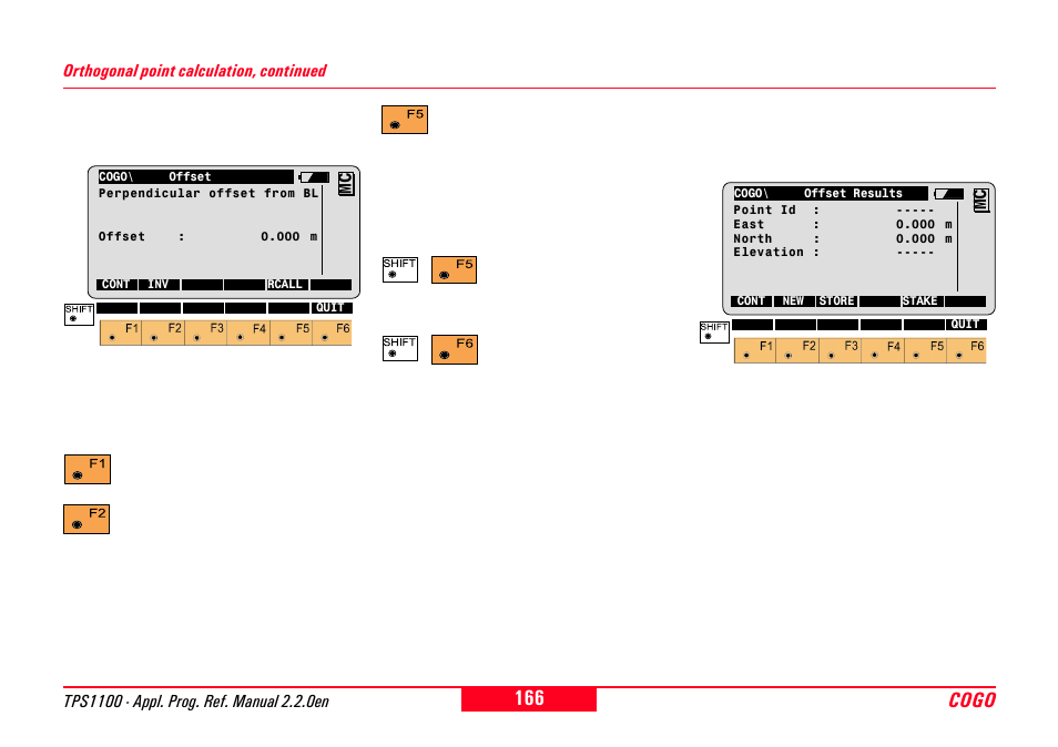 Cogo | Leica Geosystems TPS1100 Professional Series - Reference Manual User Manual | Page 166 / 272