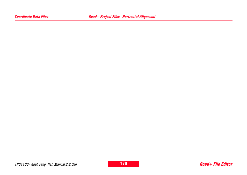 Leica Geosystems TPS1100 Professional Series - Reference Manual User Manual | Page 170 / 272
