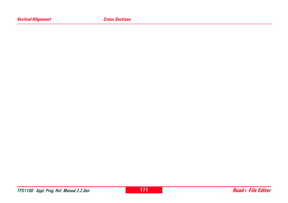 Leica Geosystems TPS1100 Professional Series - Reference Manual User Manual | Page 171 / 272