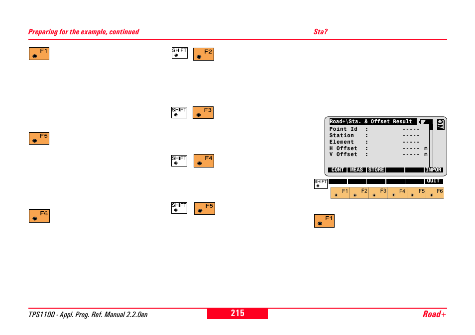 Road | Leica Geosystems TPS1100 Professional Series - Reference Manual User Manual | Page 215 / 272