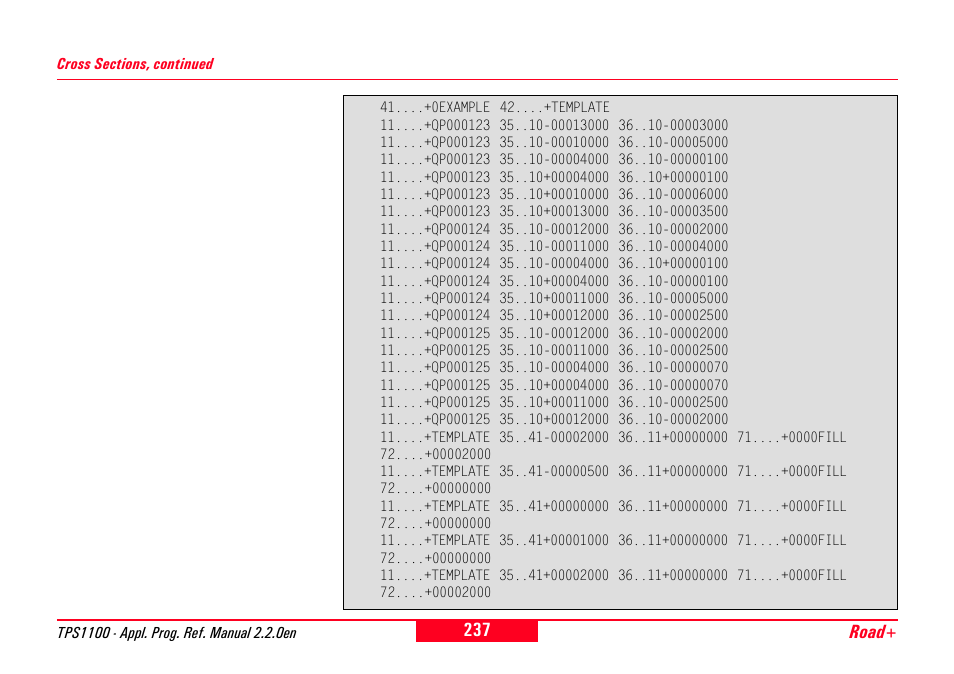Leica Geosystems TPS1100 Professional Series - Reference Manual User Manual | Page 237 / 272