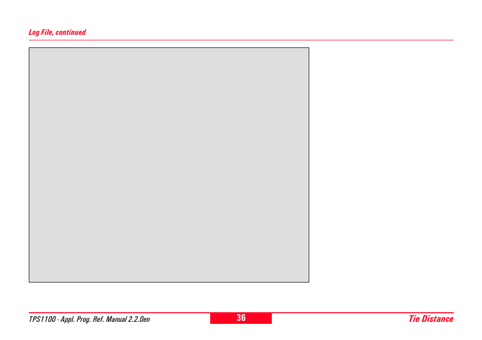 Tie distance | Leica Geosystems TPS1100 Professional Series - Reference Manual User Manual | Page 36 / 272