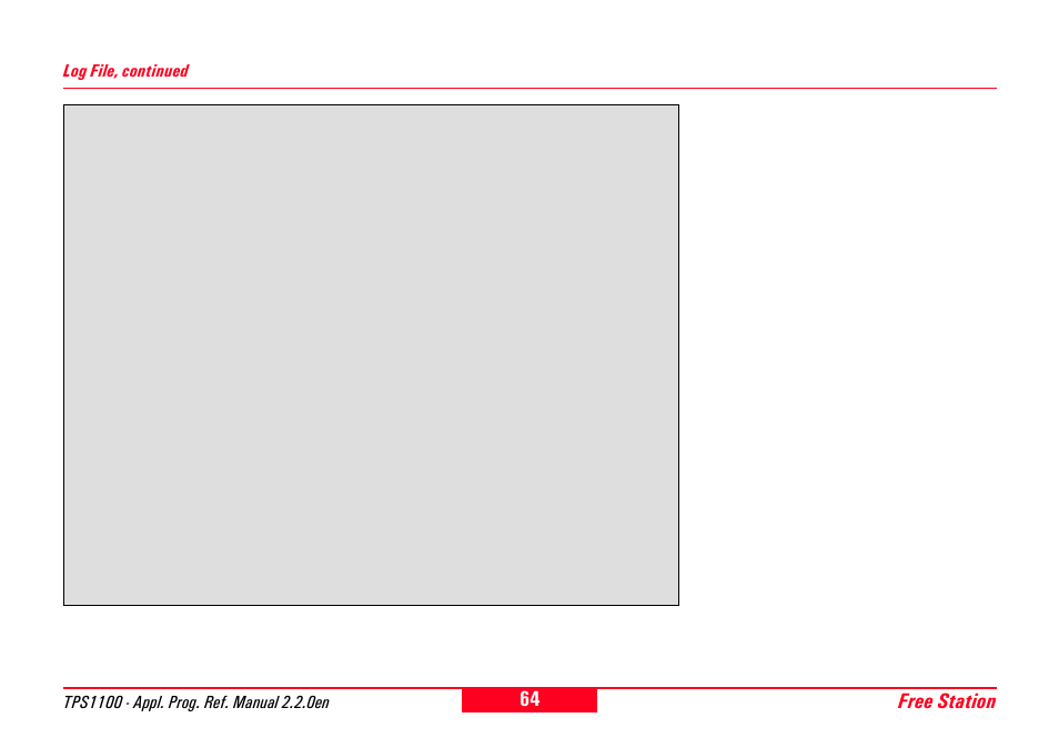 Free station | Leica Geosystems TPS1100 Professional Series - Reference Manual User Manual | Page 64 / 272