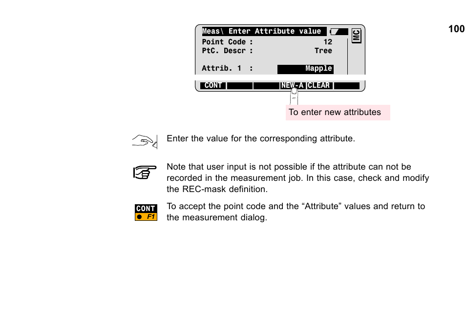 Instrument map | Leica Geosystems TPS1100 Professional Series - System Field Manual User Manual | Page 100 / 106