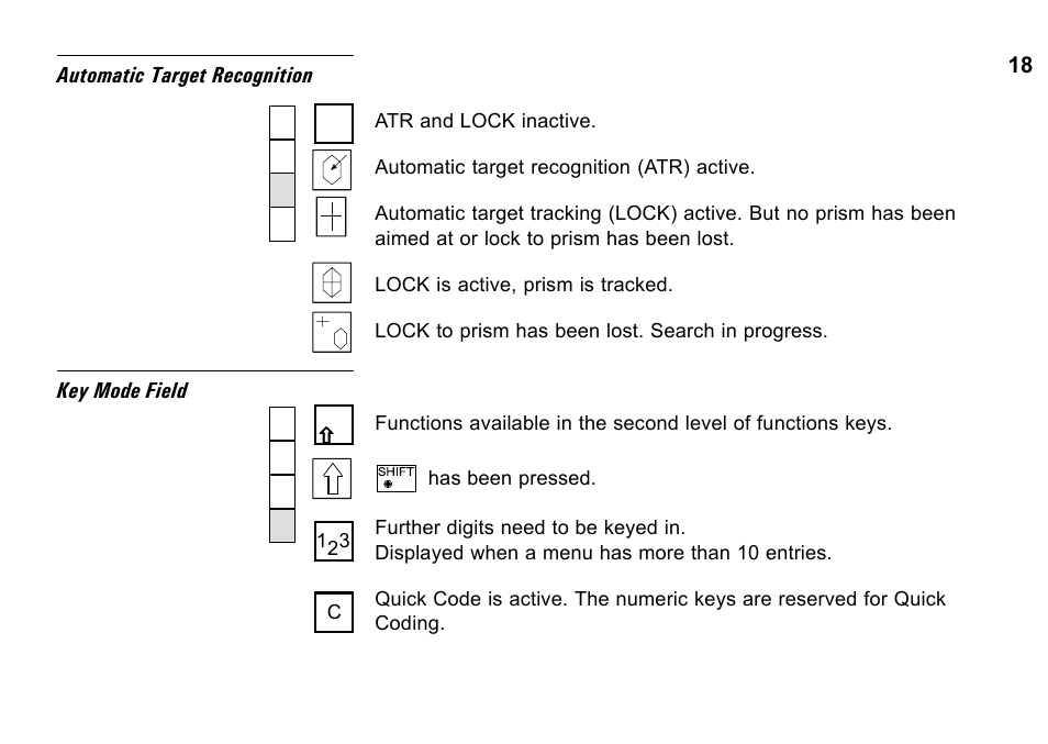 Leica Geosystems TPS1100 Professional Series - System Field Manual User Manual | Page 18 / 106