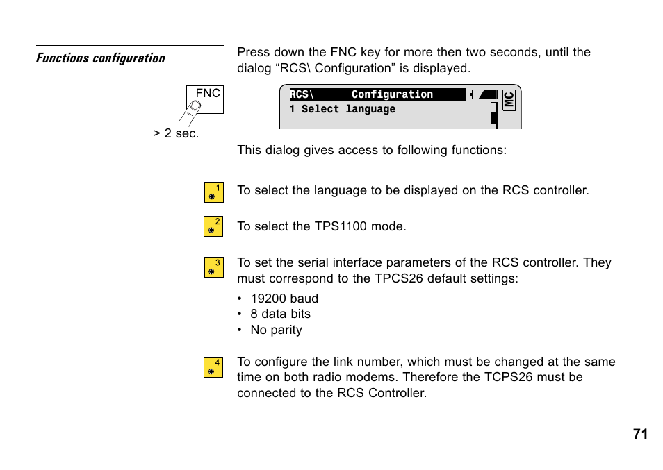 Leica Geosystems TPS1100 Professional Series - System Field Manual User Manual | Page 71 / 106