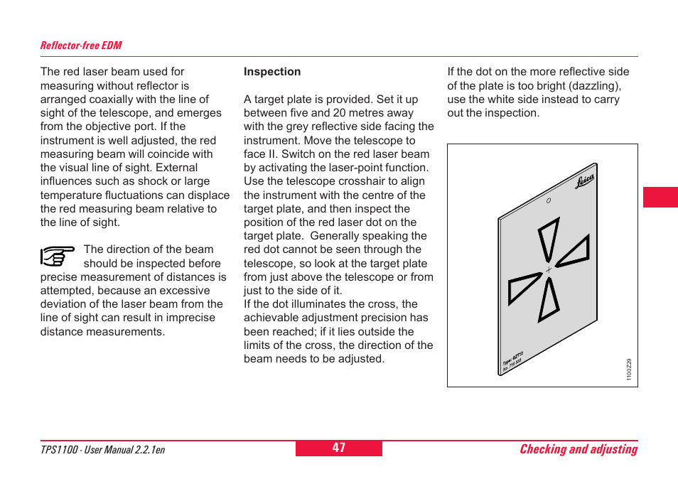 Leica Geosystems TPS1100 Professional Series - User Manual User Manual | Page 47 / 160