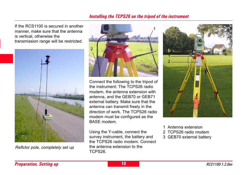 Leica Geosystems RCS1100 Series User Manual | Page 10 / 44