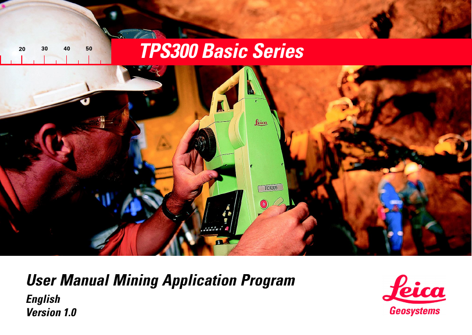 Leica Geosystems TPS300 Basic Series User Manual | 32 pages