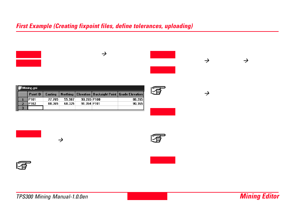 Mining editor 29 | Leica Geosystems TPS300 Basic Series User Manual | Page 29 / 32