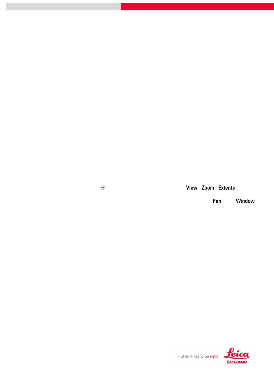 Leica Geosystems TPS800 DXF Export User Manual | 5 pages