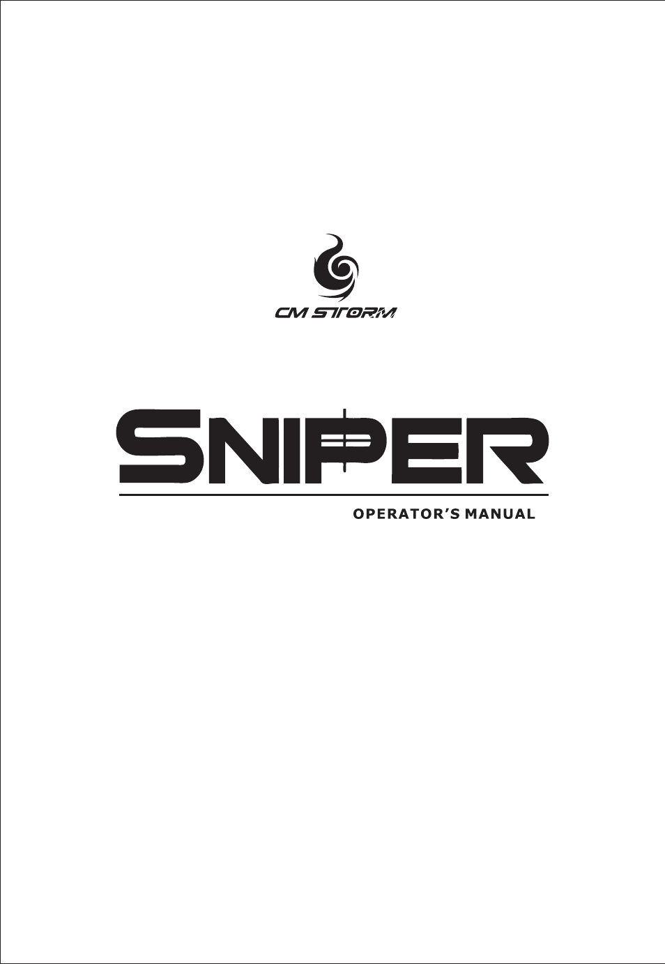 Cooler Master Sniper - Original User Manual | 20 pages