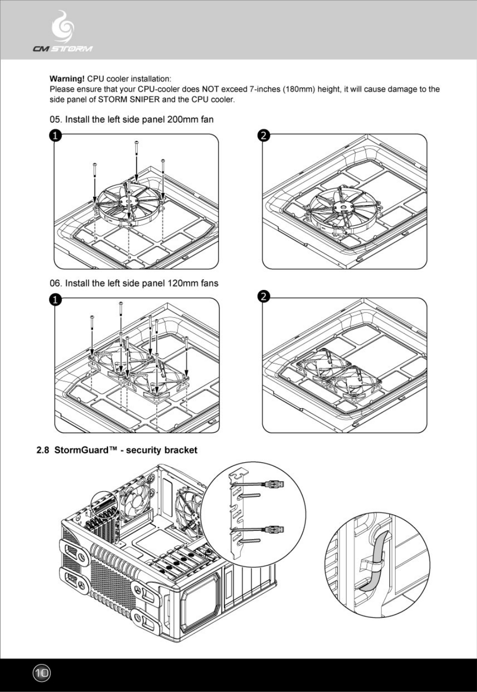 Cooler Master Sniper - Original User Manual | Page 11 / 20
