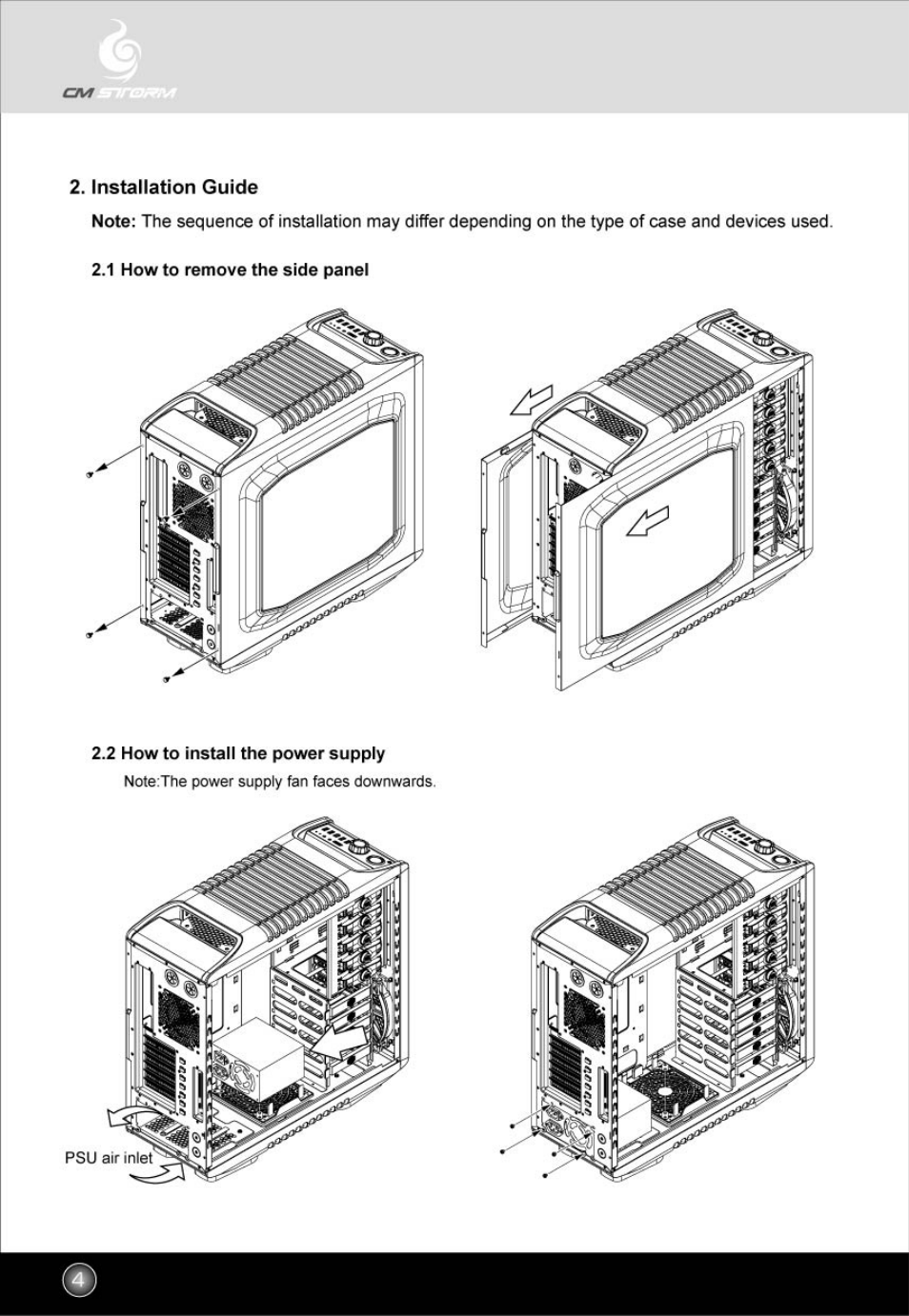 Cooler Master Sniper - Original User Manual | Page 5 / 20