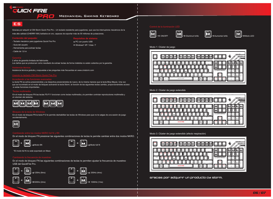 Cooler Master Quick Fire Pro User Manual | Page 5 / 12