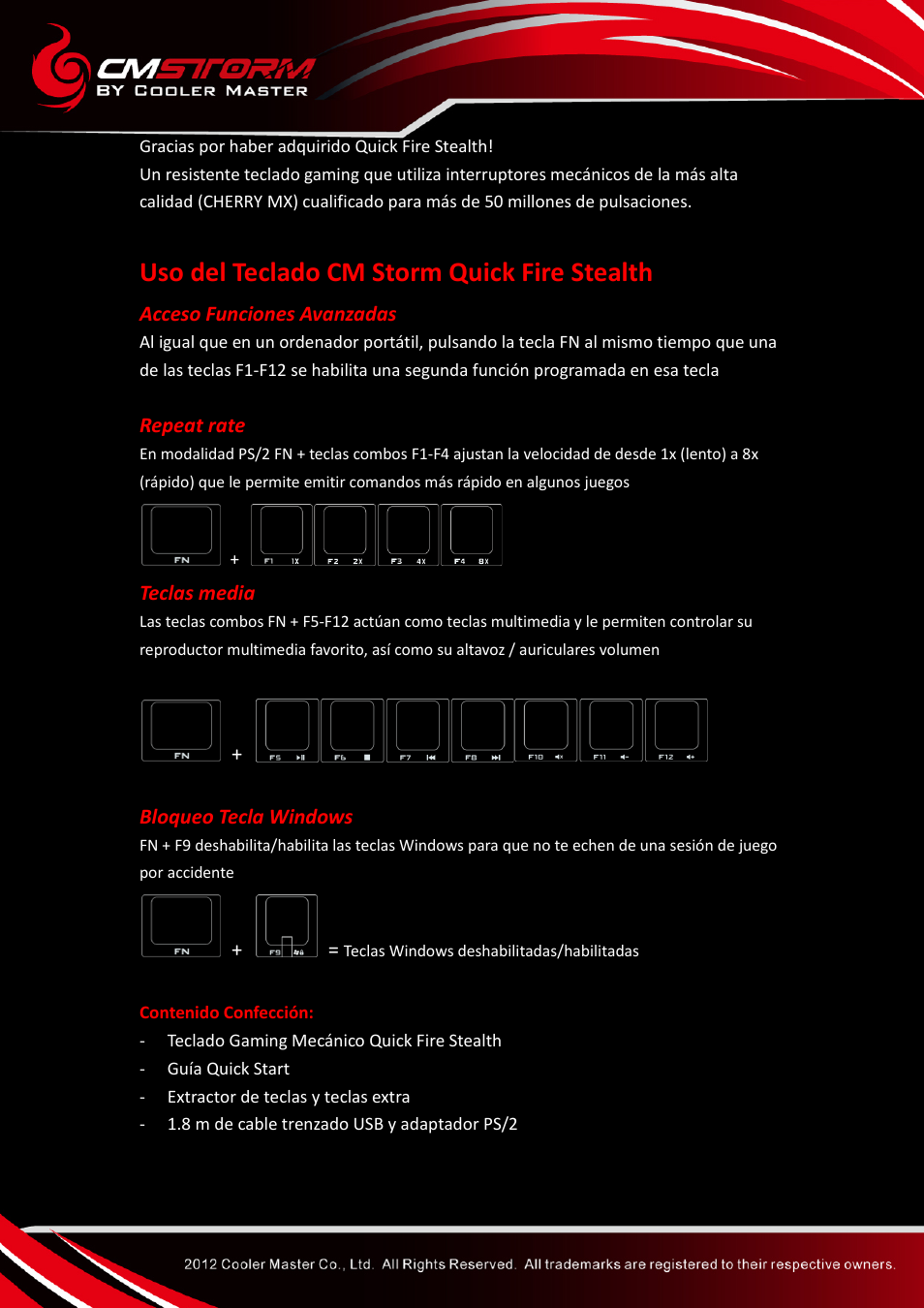 Cooler Master Quick Fire Rapid-i User Manual | 2 pages