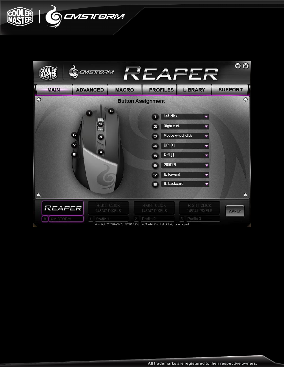 Cooler Master Reaper User Manual | Page 8 / 21