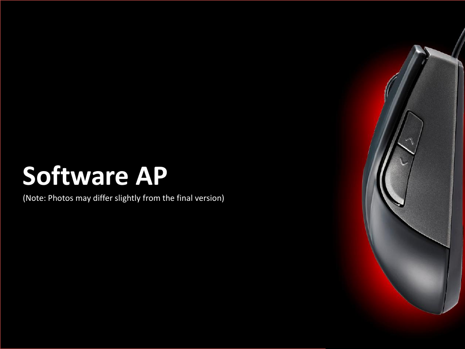 Software ap | Cooler Master Recon User Manual | Page 9 / 18