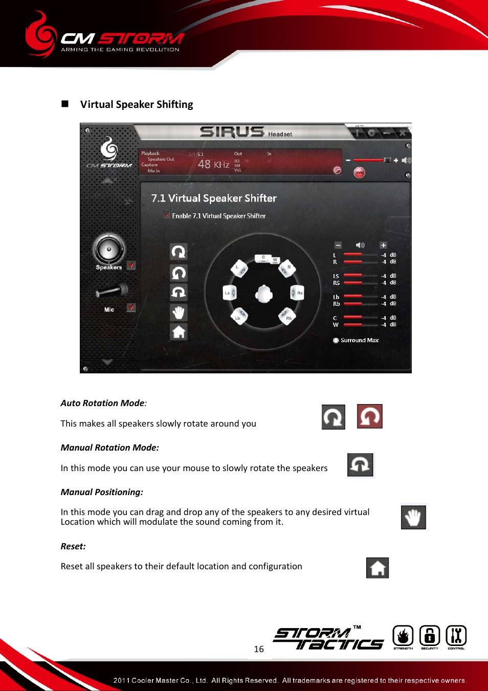 Sirus_manual_16 | Cooler Master Sirus - 5.1 User Manual | Page 17 / 21