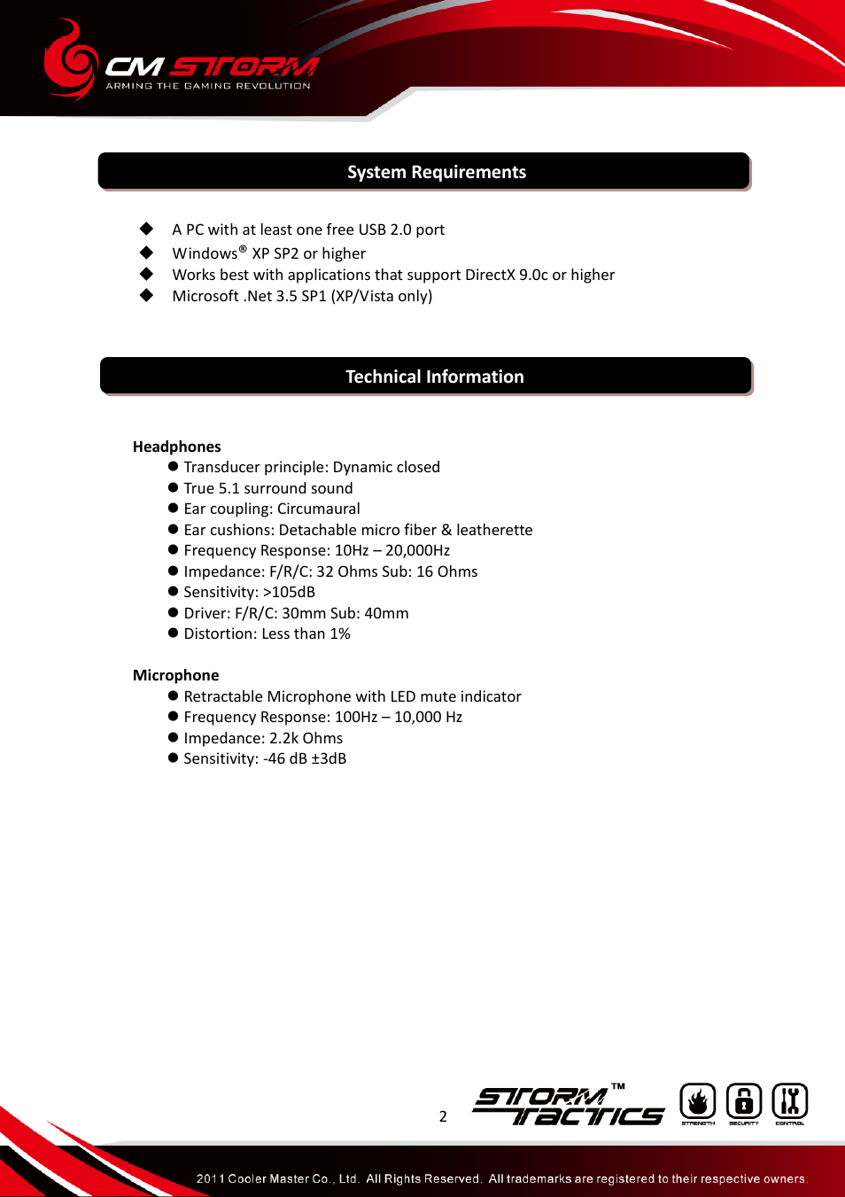 Sirus_manual_02 | Cooler Master Sirus - 5.1 User Manual | Page 3 / 21