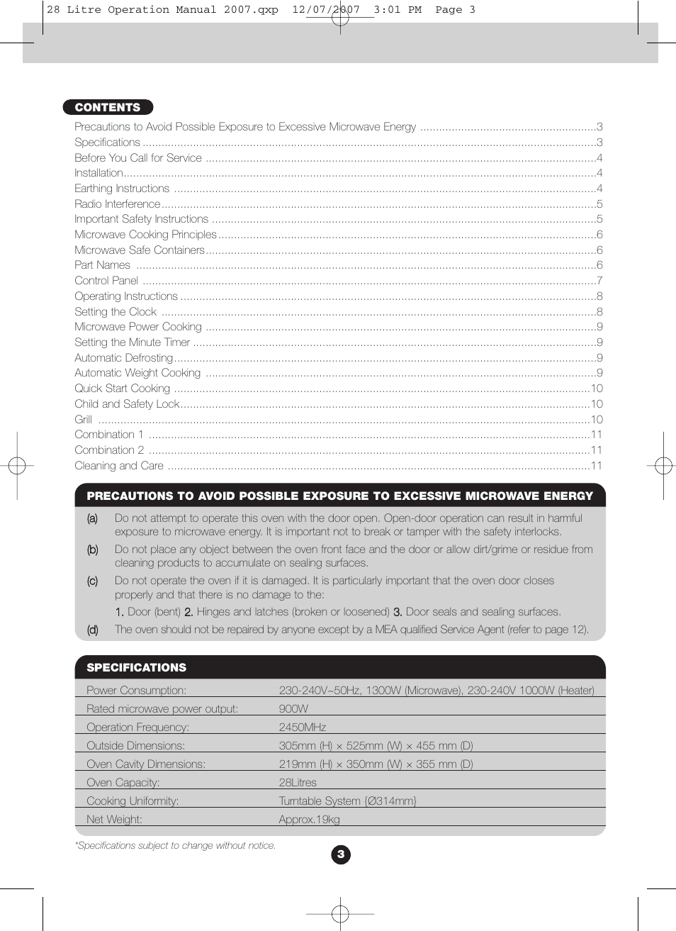 Blanco BMO280X User Manual | Page 3 / 12