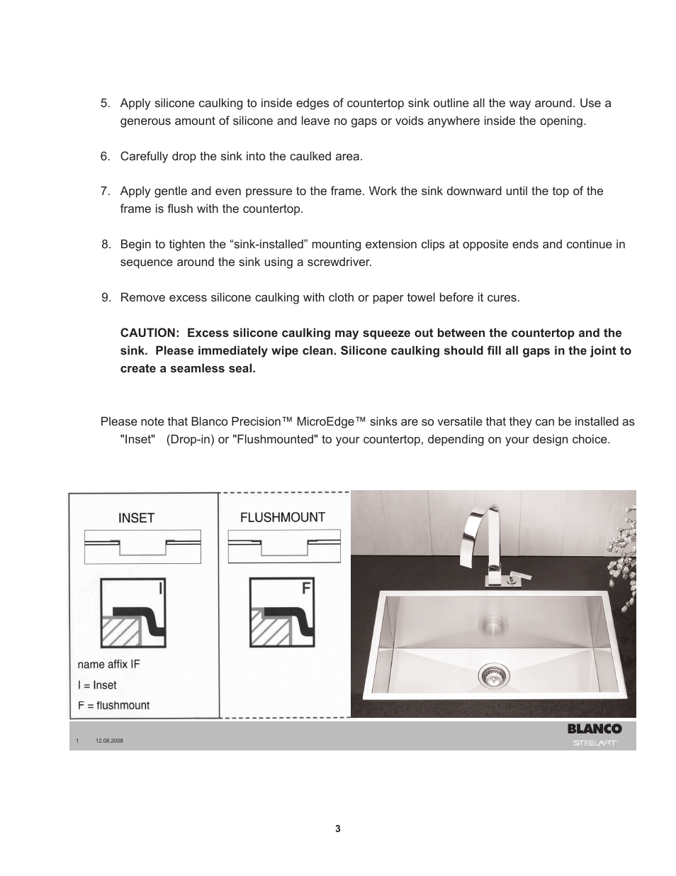 Blanco Precision User Manual | Page 3 / 4