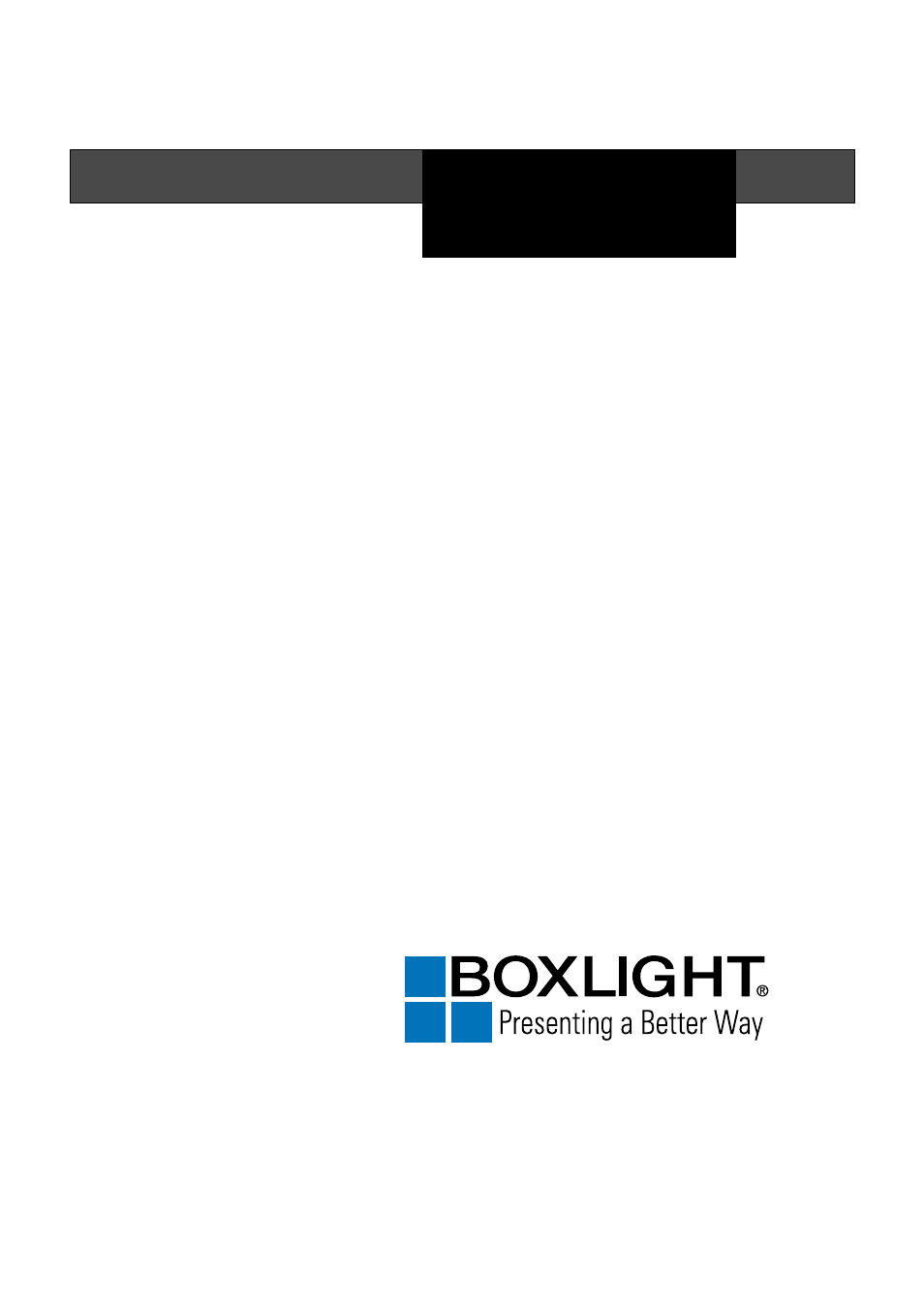 BOXLIGHT MP-36t User Manual | 54 pages