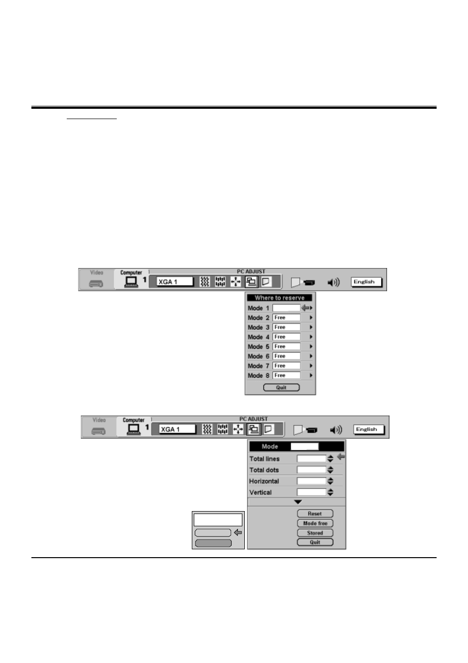 Mode free | BOXLIGHT MP-36t User Manual | Page 44 / 54