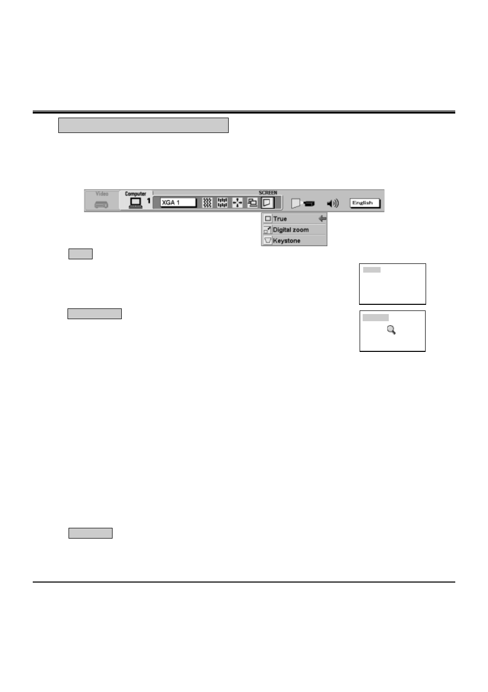 Picture screen adjustment | BOXLIGHT MP-36t User Manual | Page 45 / 54